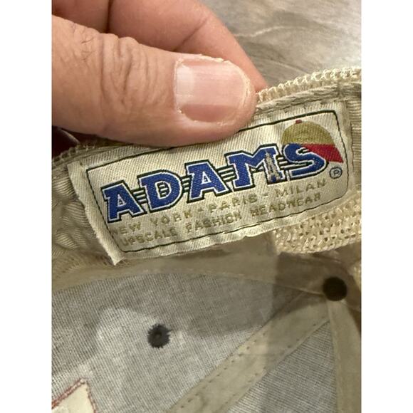 Trump 2020 Mens Gray Distressed Adjustable SnapBack Trucker Mesh Hat Cap Adams - Picture 7 of 8